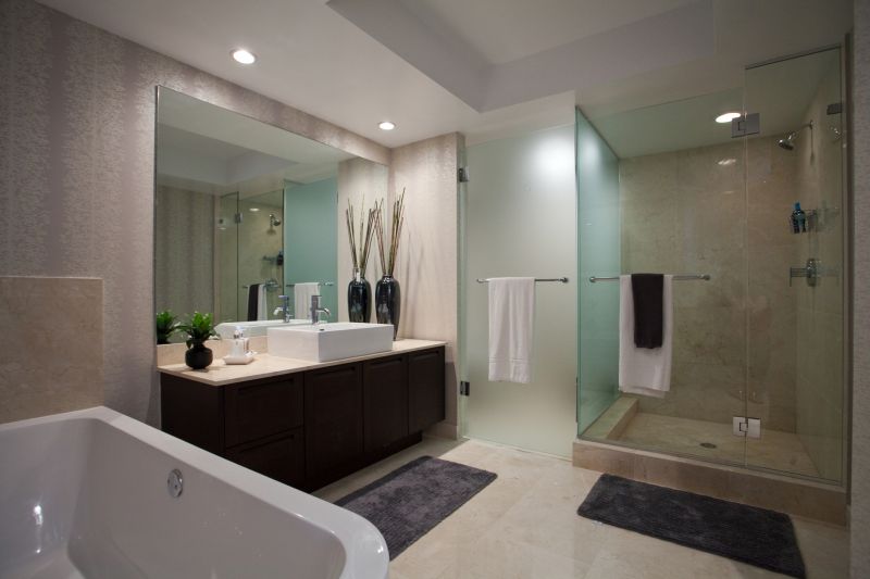 Modern Bathroom with Glass Shower