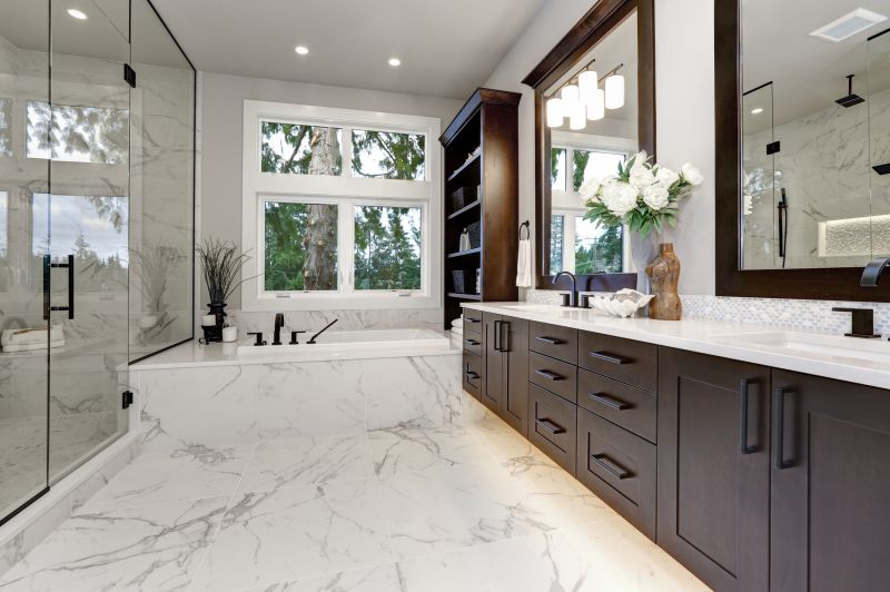 Marble Accented Bathroom